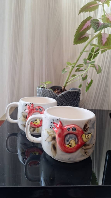 ماگ انار دست ساز